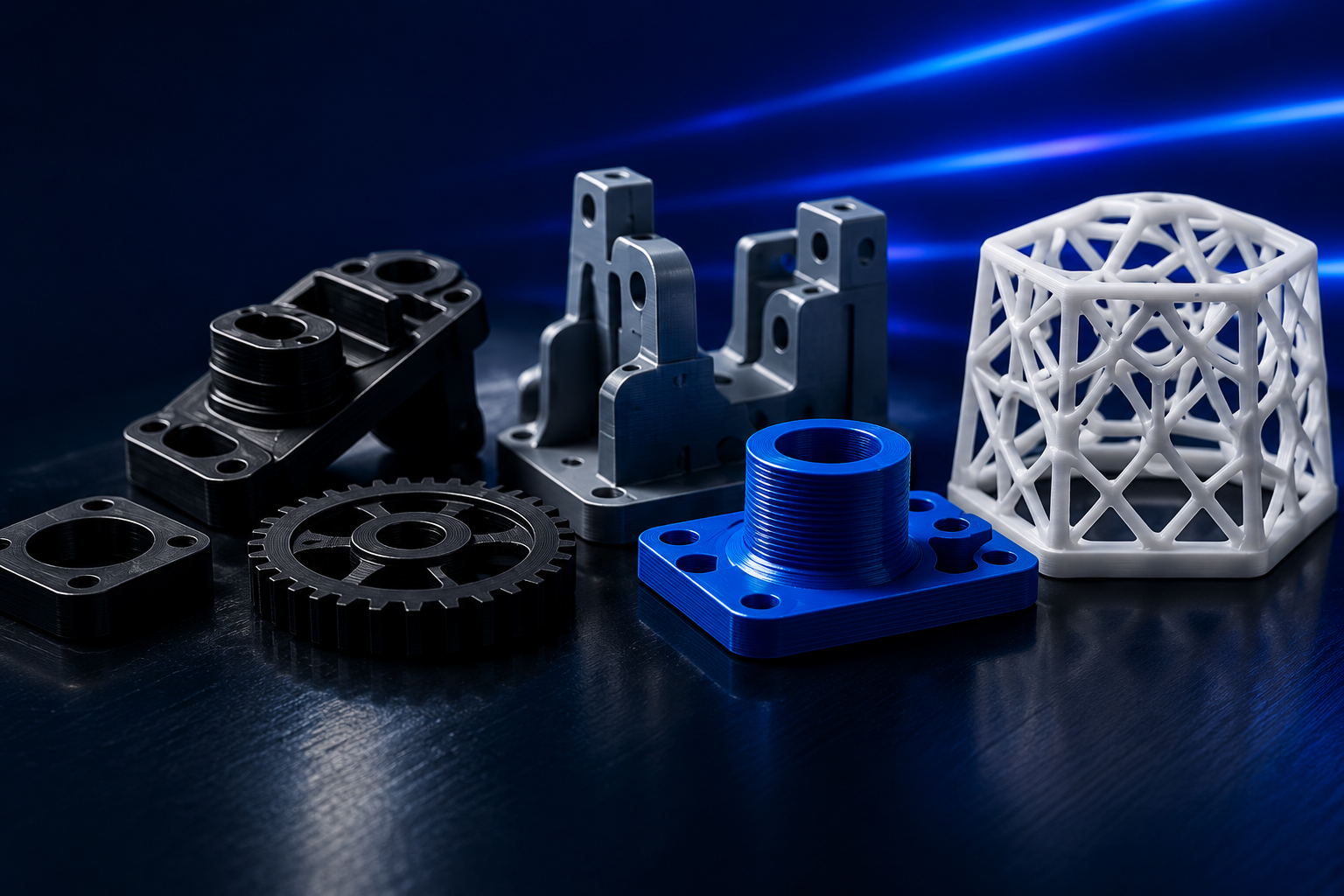 3D-gedruckte Teile