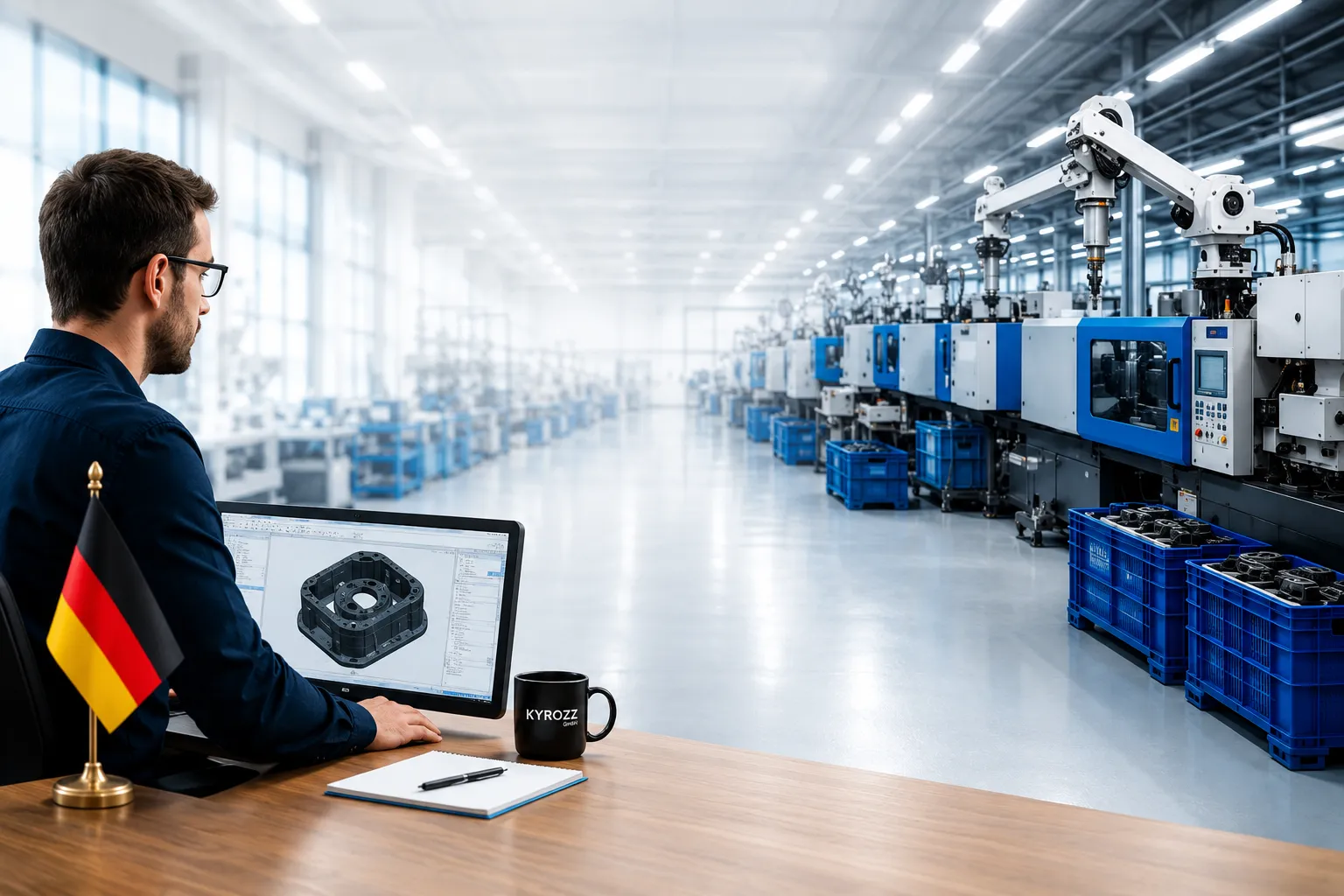 Ingenieur am CAD-Arbeitsplatz